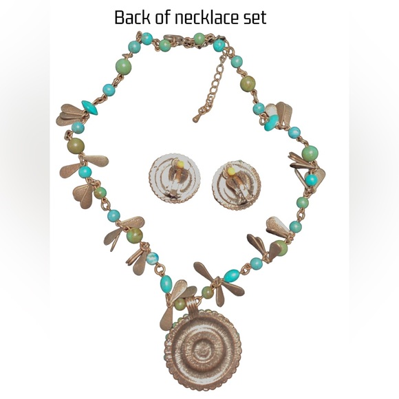 FAUX TURQUOISE JEWELRY SET - Picture 7 of 12